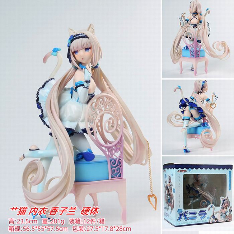 NEKOPARA Vanilla Hardware Sexy beautiful girl Boxed Figure Decoration 23.5CM