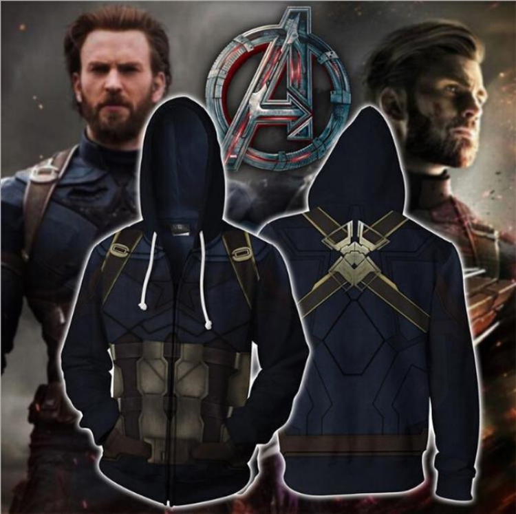 The avengers allianc Hoodie zipper sweater coat S M L XL XXL 3XL 4XL 5XL price for 2 pcs preorder 3 days