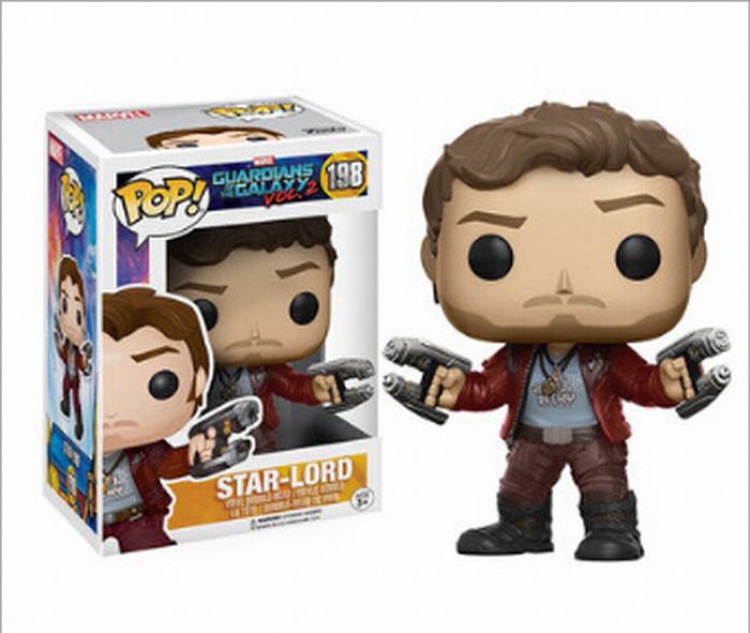 The Avengers Funko POP198 Star-Lord Boxed Figure Decoration 10CM