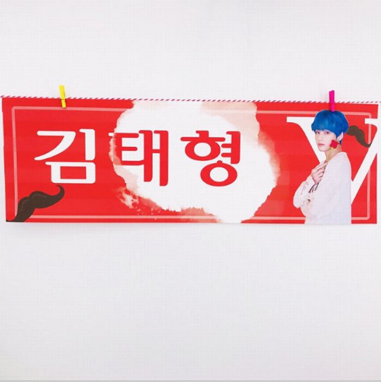BTS Banner hand banner 15X45CM price for 5 pcs