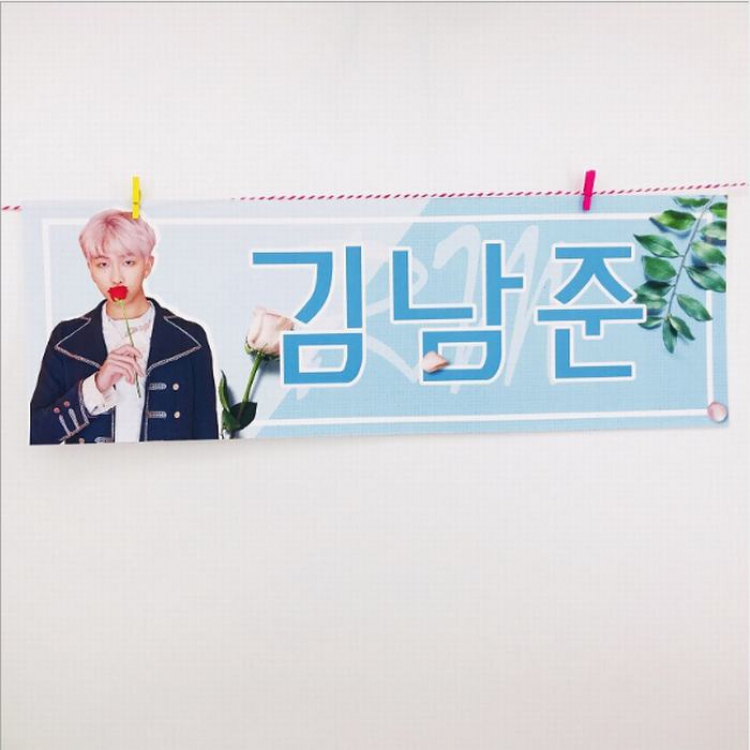 BTS Banner hand banner 15X45CM price for 5 pcs
