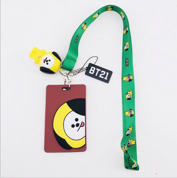 BTS BT21 Silicone stereo card holder 2X45CM price for 2 pcs
