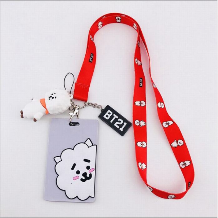 BTS BT21 Silicone stereo card holder 2X45CM price for 2 pcs