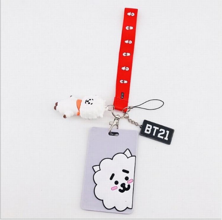 BTS BT21 Silicone stereo card holder 2X16CM price for 2 pcs