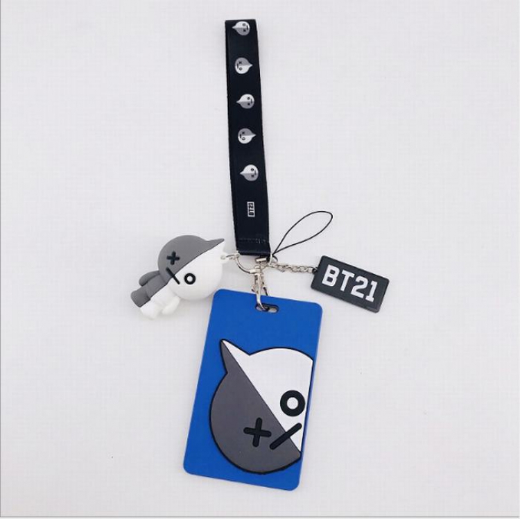 BTS BT21 Silicone stereo card holder 2X16CM price for 2 pcs