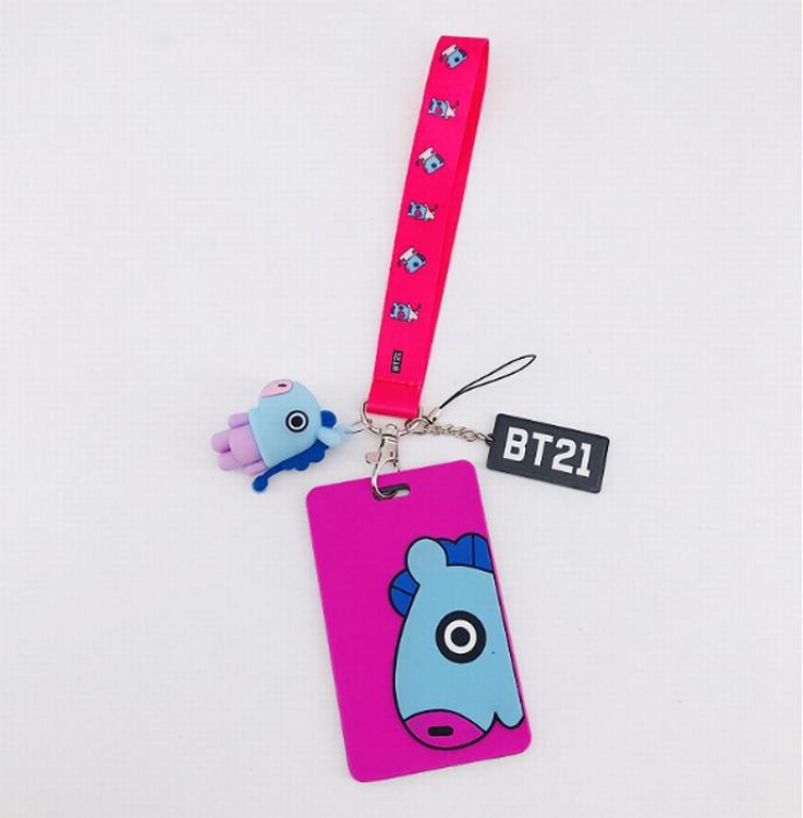 BTS BT21 Silicone stereo card holder 2X16CM price for 2 pcs