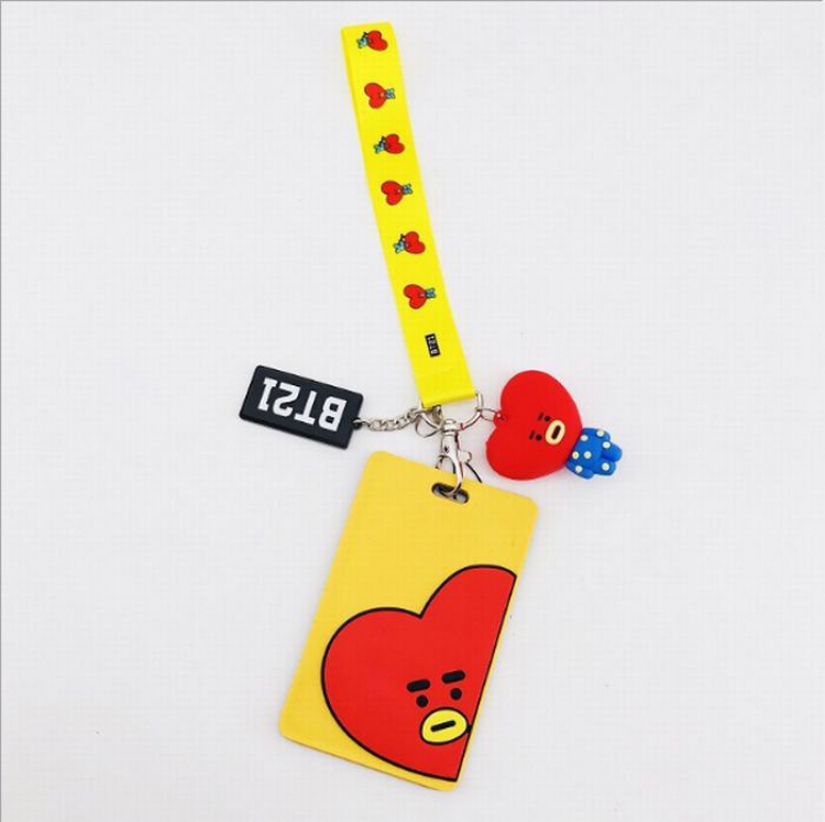 BTS BT21 Silicone stereo card holder 2X16CM price for 2 pcs