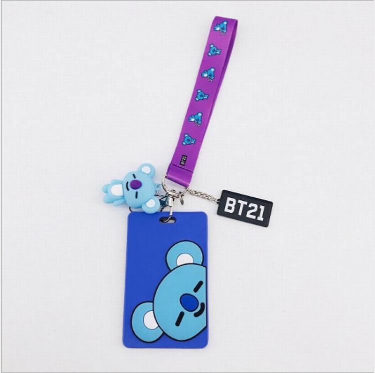 BTS BT21 Silicone stereo card holder 2X16CM price for 2 pcs