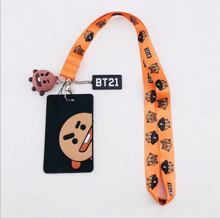 BTS BT21 Silicone stereo card holder 2X45CM price for 2 pcs