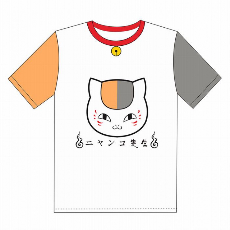 Natsume_Yuujintyou Printed Short Sleeve T-Shirt M L XL XXL