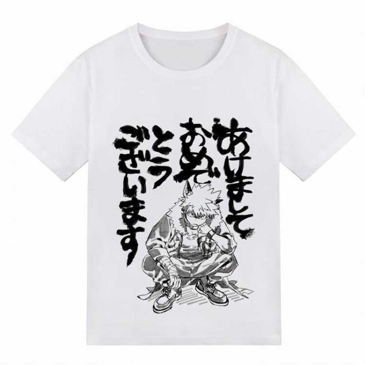 My Hero Academia Printed Short Sleeve T-Shirt M L XL XXL
