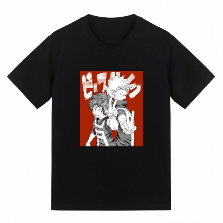 My Hero Academia Printed Short Sleeve T-Shirt M L XL XXL