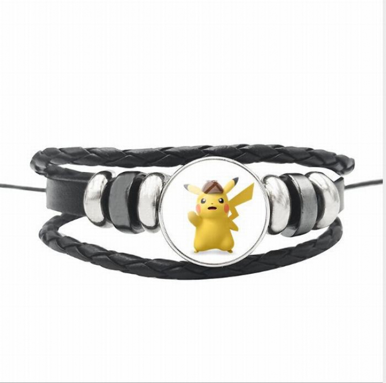 Pokémon Detective Pikachu Black woven bracelet price for 5 pcs 26CM 15G