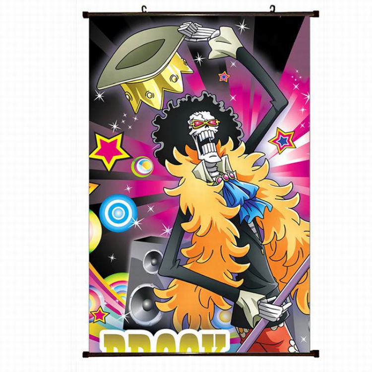One Piece Plastic pole cloth painting Wall Scroll 60X90CM preorder 3 days H1-100 NO FILLING