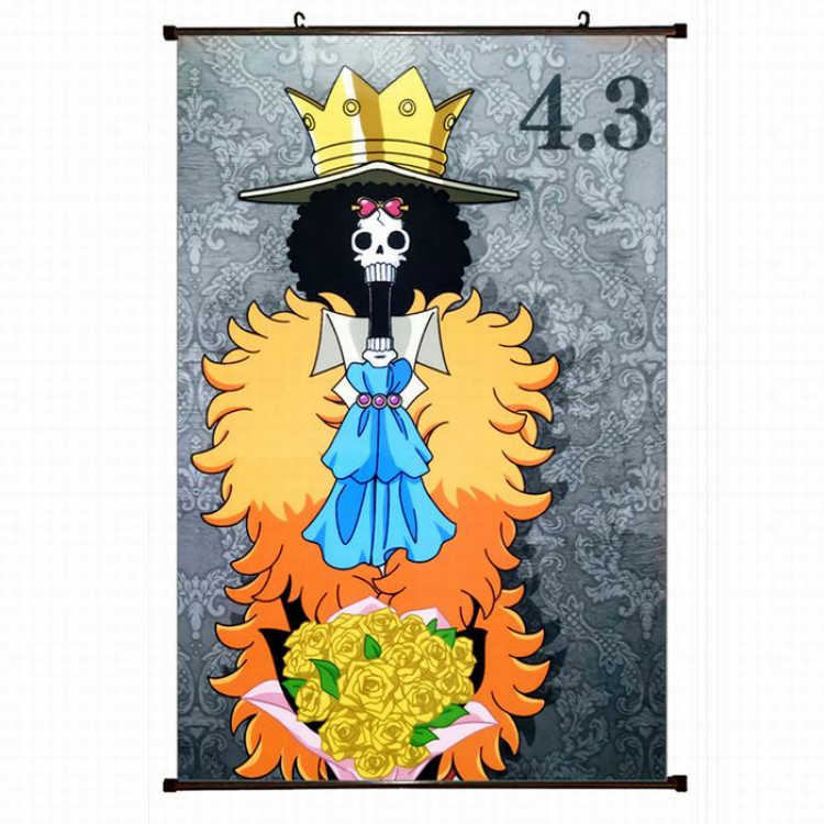 One Piece Plastic pole cloth painting Wall Scroll 60X90CM preorder 3 days H1-103 NO FILLING