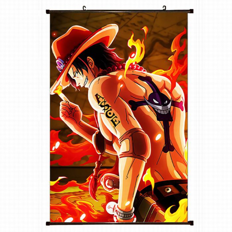 One Piece Plastic pole cloth painting Wall Scroll 60X90CM preorder 3 days H1-107 NO FILLING