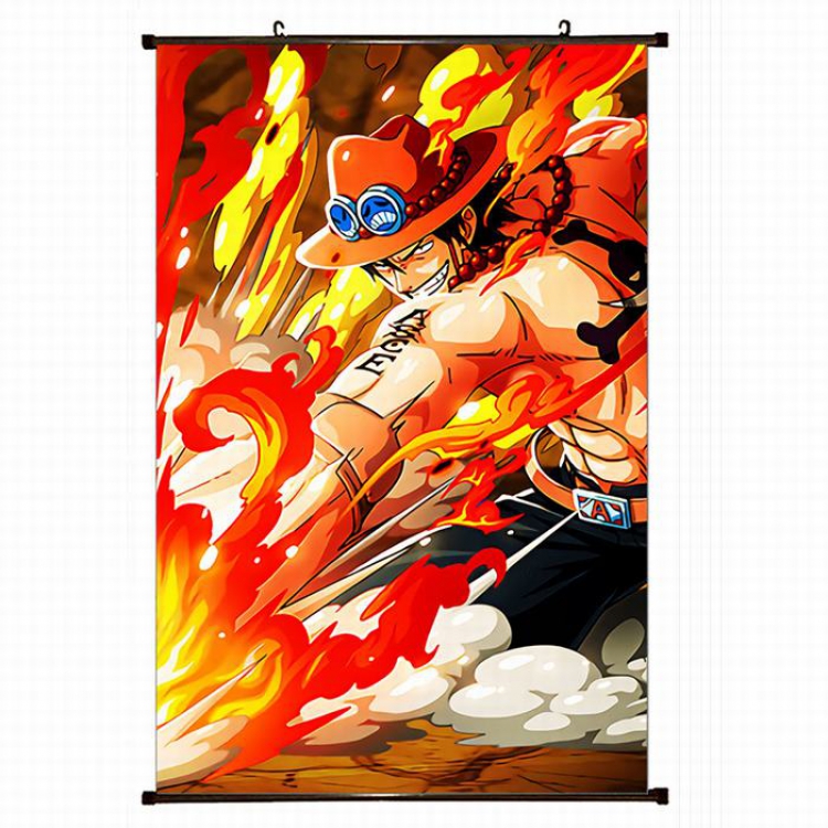 One Piece Plastic pole cloth painting Wall Scroll 60X90CM preorder 3 days H1-109 NO FILLING