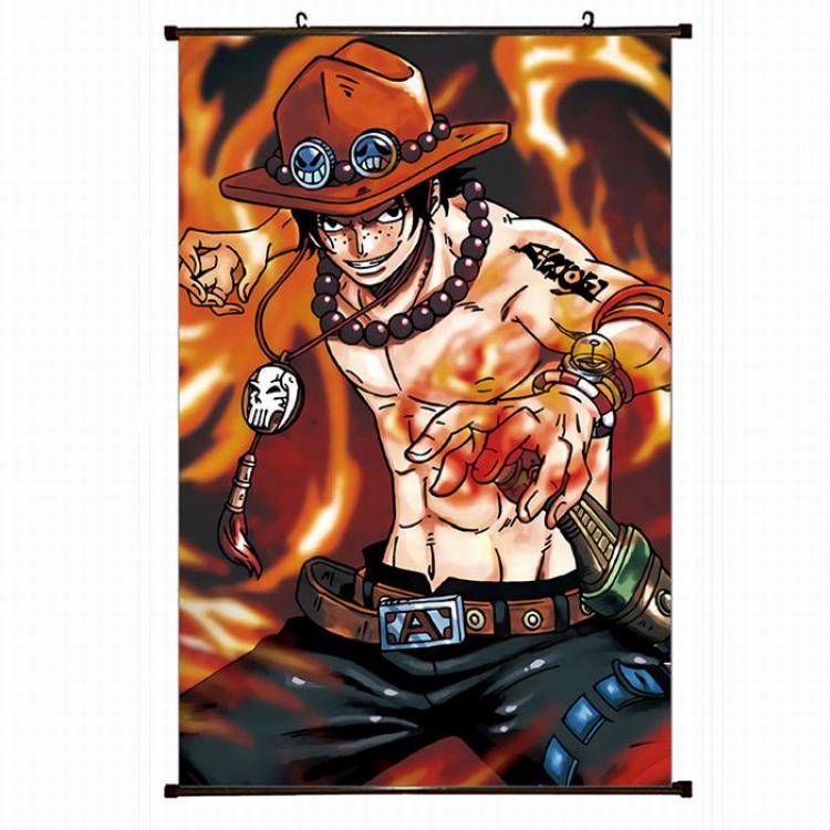 One Piece Plastic pole cloth painting Wall Scroll 60X90CM preorder 3 days H1-106 NO FILLING