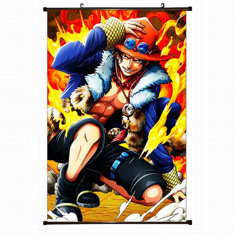 One Piece Plastic pole cloth painting Wall Scroll 60X90CM preorder 3 days H1-108 NO FILLING