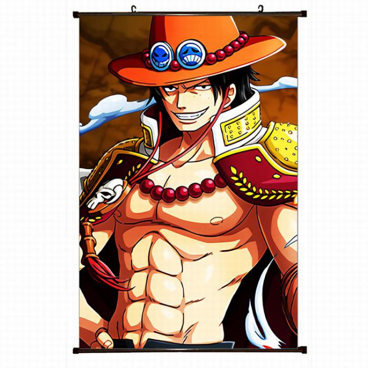 One Piece Plastic pole cloth painting Wall Scroll 60X90CM preorder 3 days H1-112 NO FILLING