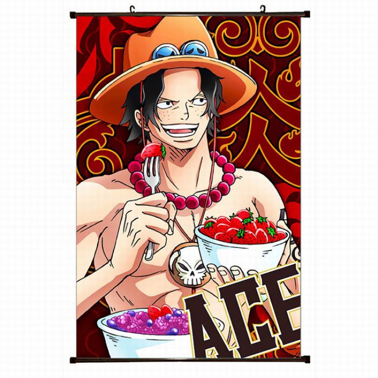 One Piece Plastic pole cloth painting Wall Scroll 60X90CM preorder 3 days H1-115 NO FILLING