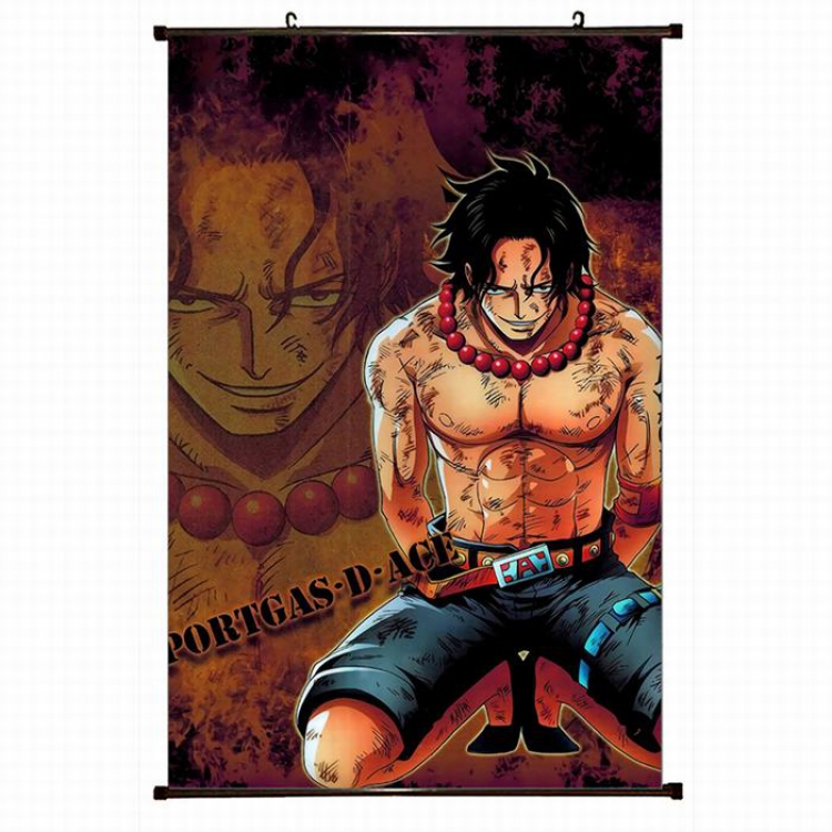 One Piece Plastic pole cloth painting Wall Scroll 60X90CM preorder 3 days H1-118 NO FILLING