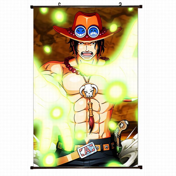 One Piece Plastic pole cloth painting Wall Scroll 60X90CM preorder 3 days H1-114 NO FILLING