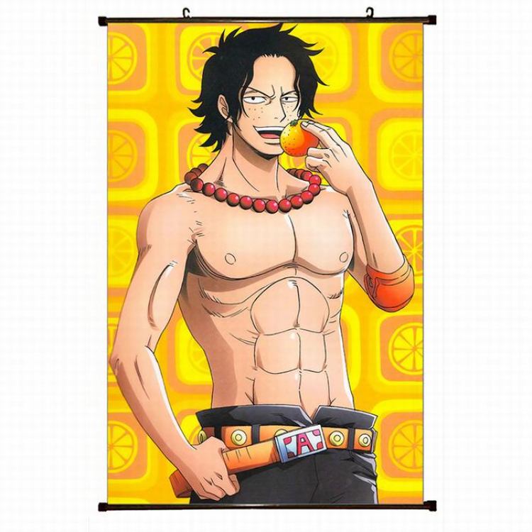 One Piece Plastic pole cloth painting Wall Scroll 60X90CM preorder 3 days H1-117 NO FILLING