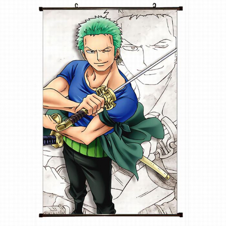 One Piece Plastic pole cloth painting Wall Scroll 60X90CM preorder 3 days H1-122 NO FILLING