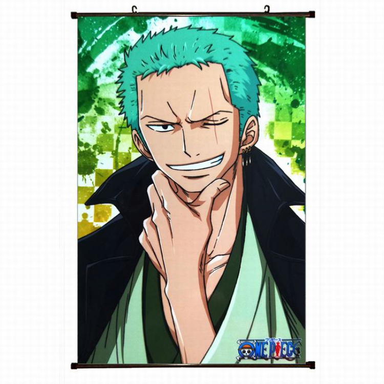 One Piece Plastic pole cloth painting Wall Scroll 60X90CM preorder 3 days H1-125 NO FILLING