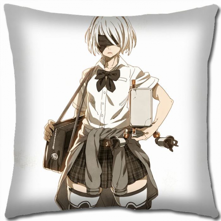 Nier:Automata Double-sided full color Pillow Cushion 45X45CM N5-11 NO FILLING