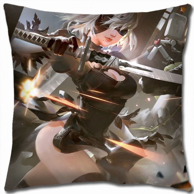 Nier:Automata Double-sided full color Pillow Cushion 45X45CM N5-16 NO FILLING