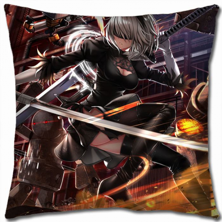 Nier:Automata Double-sided full color Pillow Cushion 45X45CM N5-17 NO FILLING