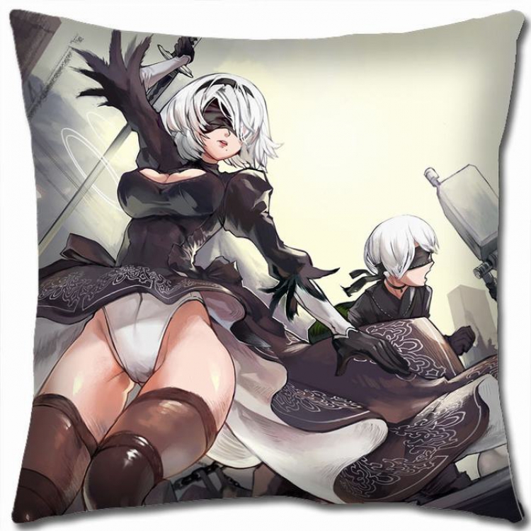 Nier:Automata Double-sided full color Pillow Cushion 45X45CM N5-18 NO FILLING