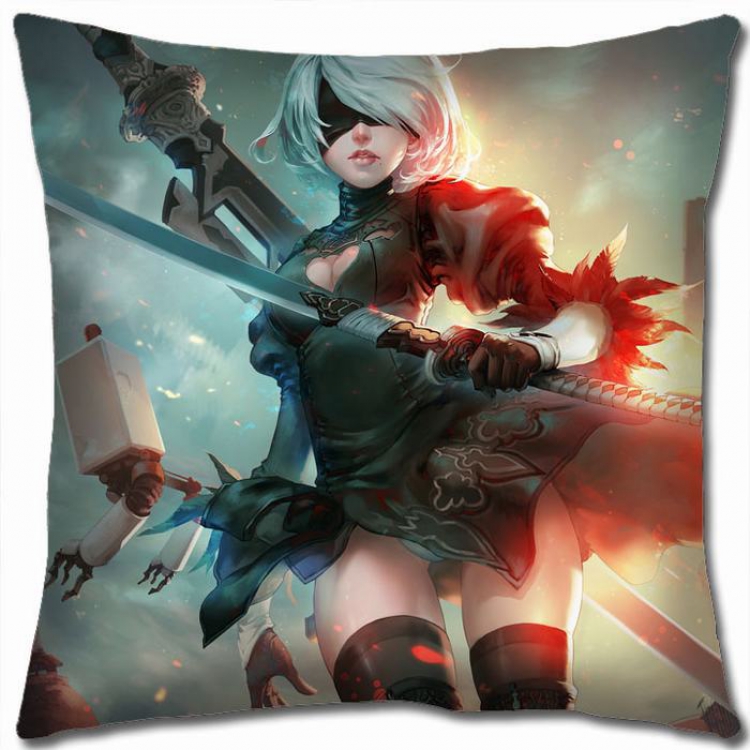 Nier:Automata Double-sided full color Pillow Cushion 45X45CM N5-20 NO FILLING
