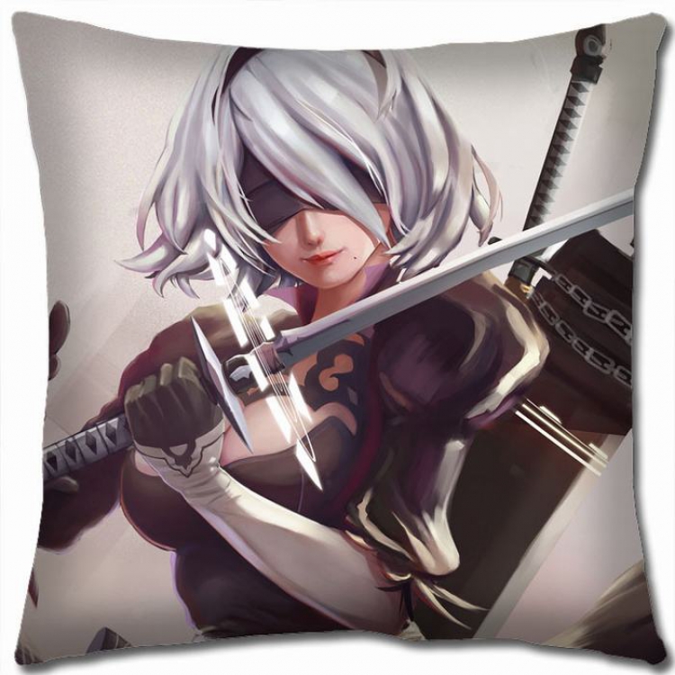 Nier:Automata Double-sided full color Pillow Cushion 45X45CM N5-21 NO FILLING