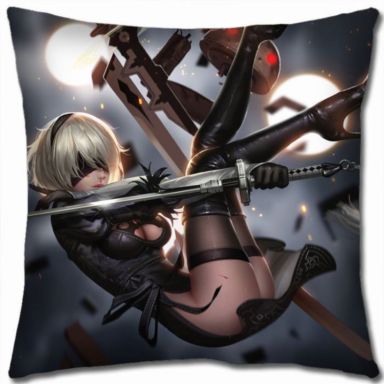 Nier:Automata Double-sided full color Pillow Cushion 45X45CM N5-26 NO FILLING