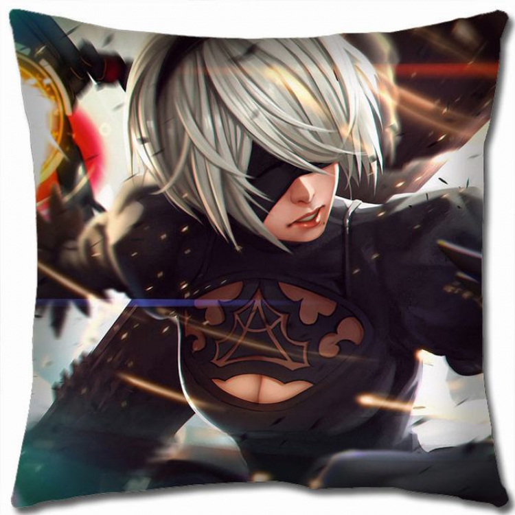 Nier:Automata Double-sided full color Pillow Cushion 45X45CM N5-28 NO FILLING
