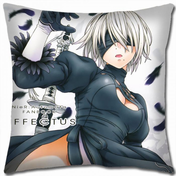Nier:Automata Double-sided full color Pillow Cushion 45X45CM N5-31 NO FILLING