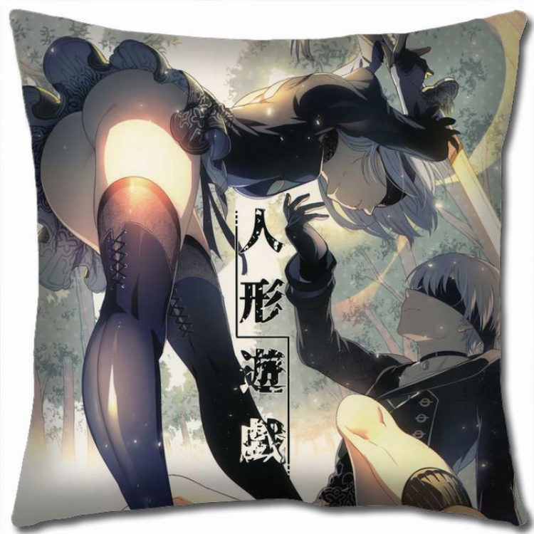 Nier:Automata Double-sided full color Pillow Cushion 45X45CM N5-33 NO FILLING