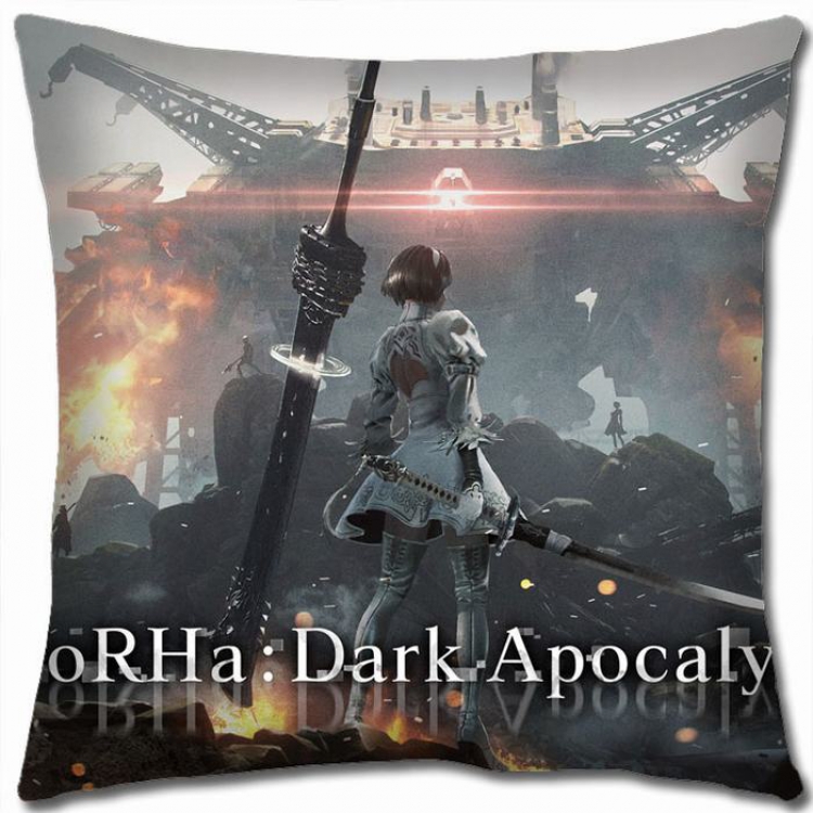 Nier:Automata Double-sided full color Pillow Cushion 45X45CM N5-37 NO FILLING