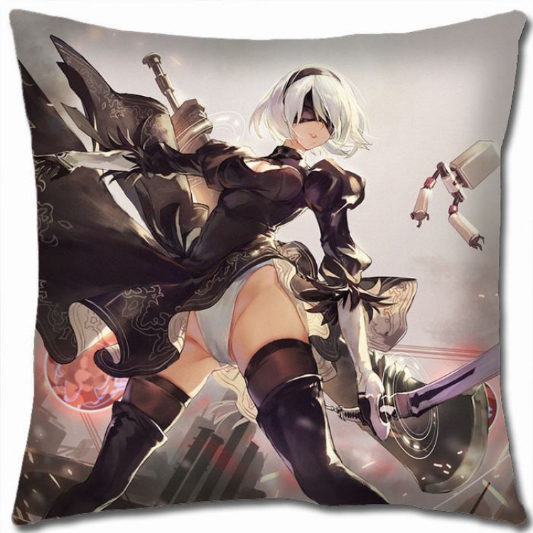 Nier:Automata Double-sided full color Pillow Cushion 45X45CM N5-39 NO FILLING