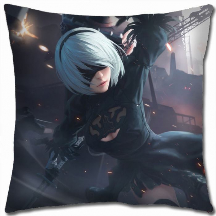 Nier:Automata Double-sided full color Pillow Cushion 45X45CM N5-40 NO FILLING