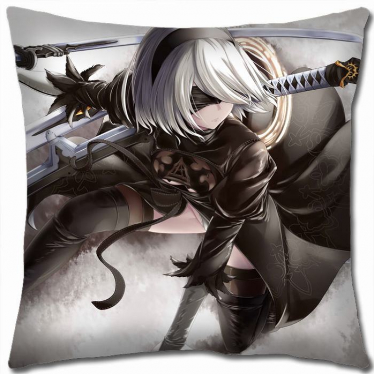 Nier:Automata Double-sided full color Pillow Cushion 45X45CM N5-42 NO FILLING