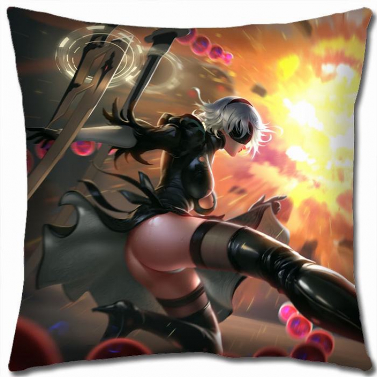 Nier:Automata Double-sided full color Pillow Cushion 45X45CM N5-45 NO FILLING
