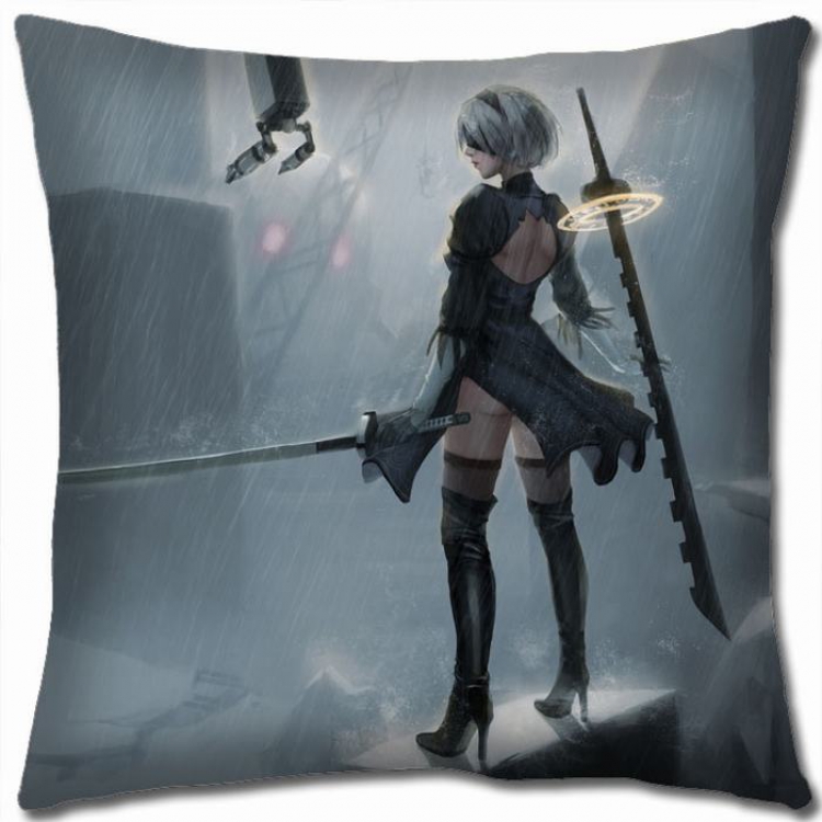 Nier:Automata Double-sided full color Pillow Cushion 45X45CM N5-48 NO FILLING