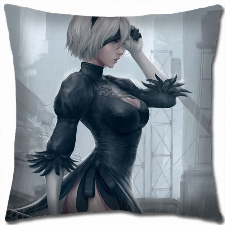 Nier:Automata Double-sided full color Pillow Cushion 45X45CM N5-50A NO FILLING