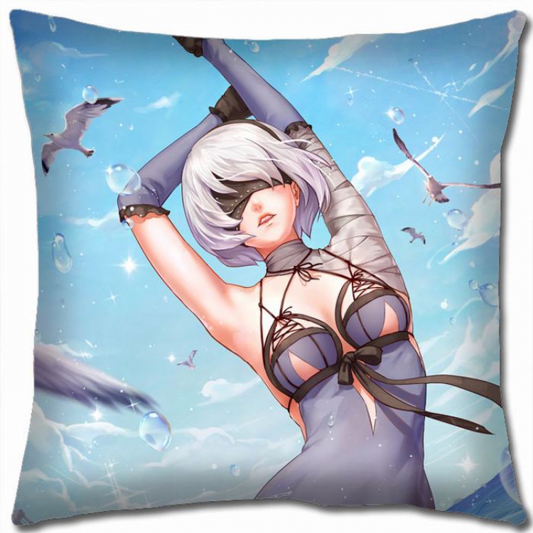 Nier:Automata Double-sided full color Pillow Cushion 45X45CM N5-5 NO FILLING