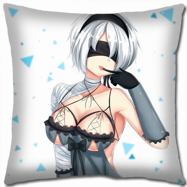 Nier:Automata Double-sided full color Pillow Cushion 45X45CM N5-6 NO FILLING