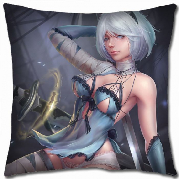 Nier:Automata Double-sided full color Pillow Cushion 45X45CM N5-8 NO FILLING